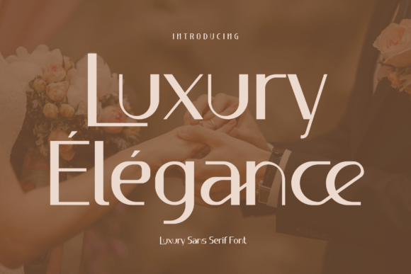 Luxury Élégance: A Premium Sans Serif Font for Digital Design